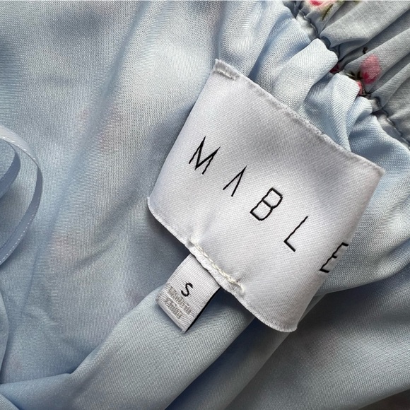 MABLE the Label Wild Rose Blouse & Skirt Set Cottagecore Darling Womens S - Picture 9 of 12